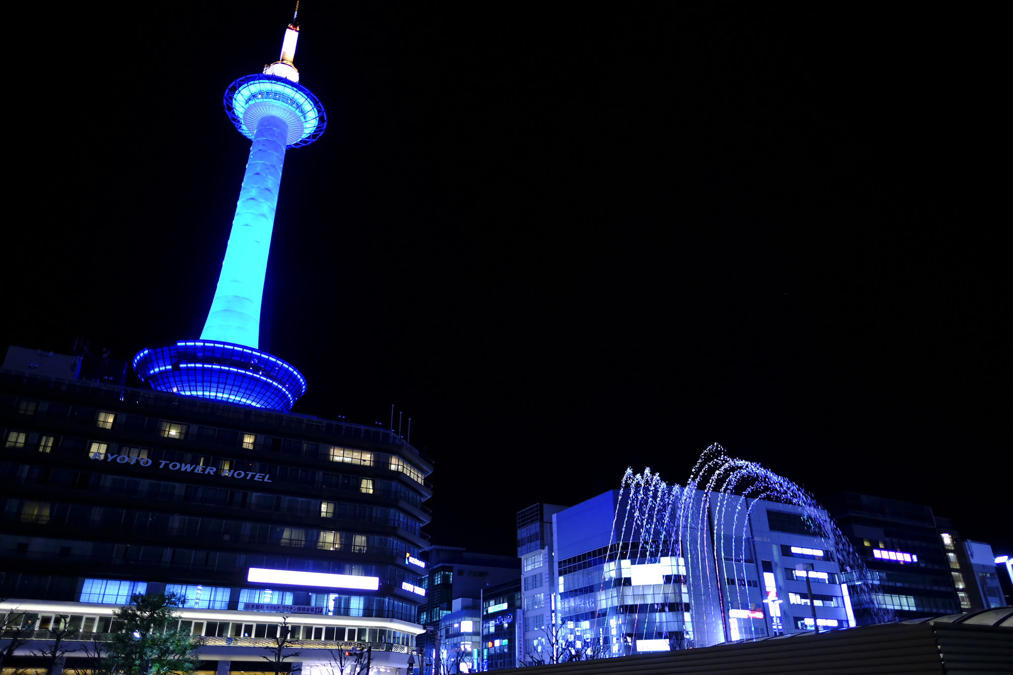 Samurai Blue Kyoto Tower