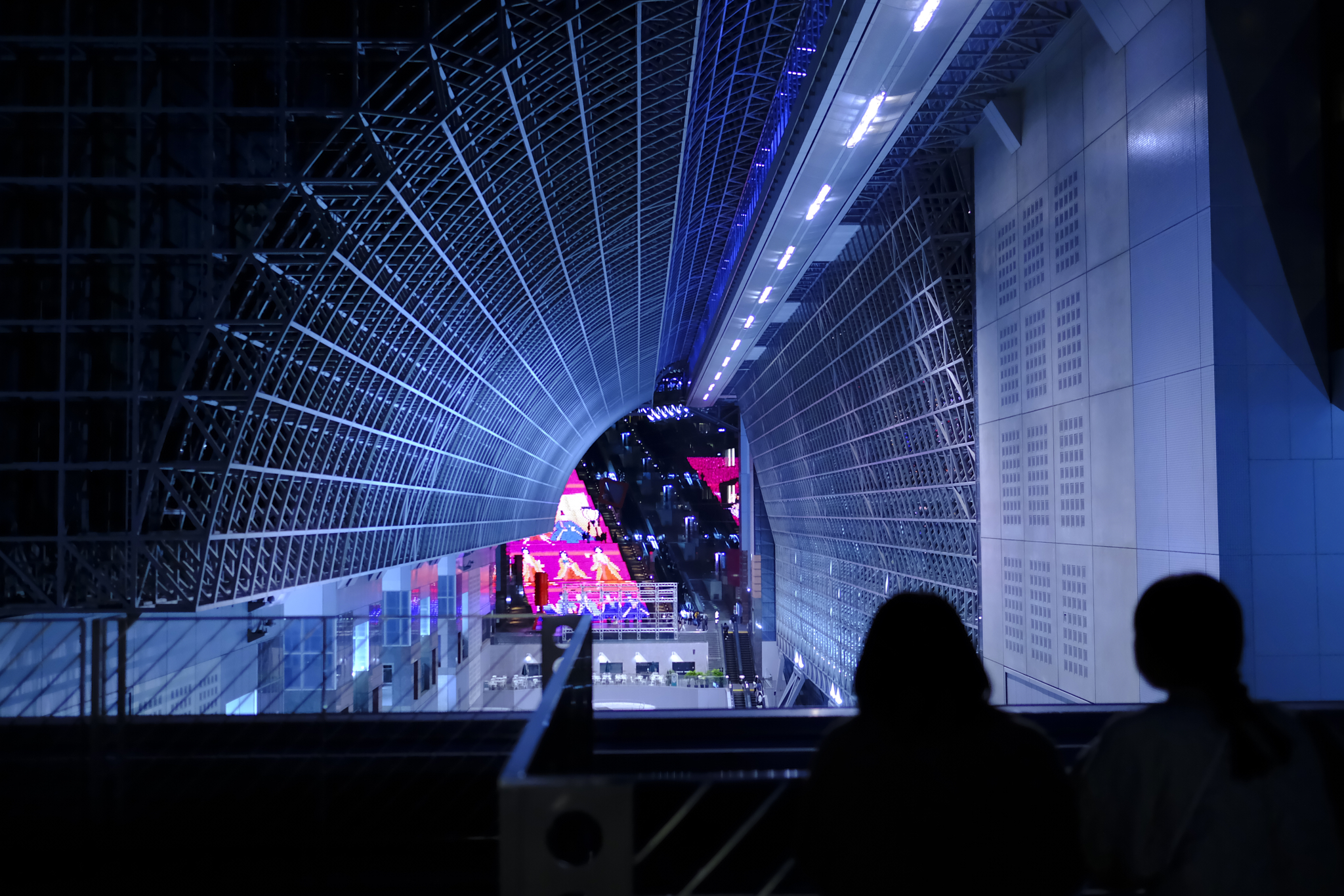 Winter lights at Kyoto Station